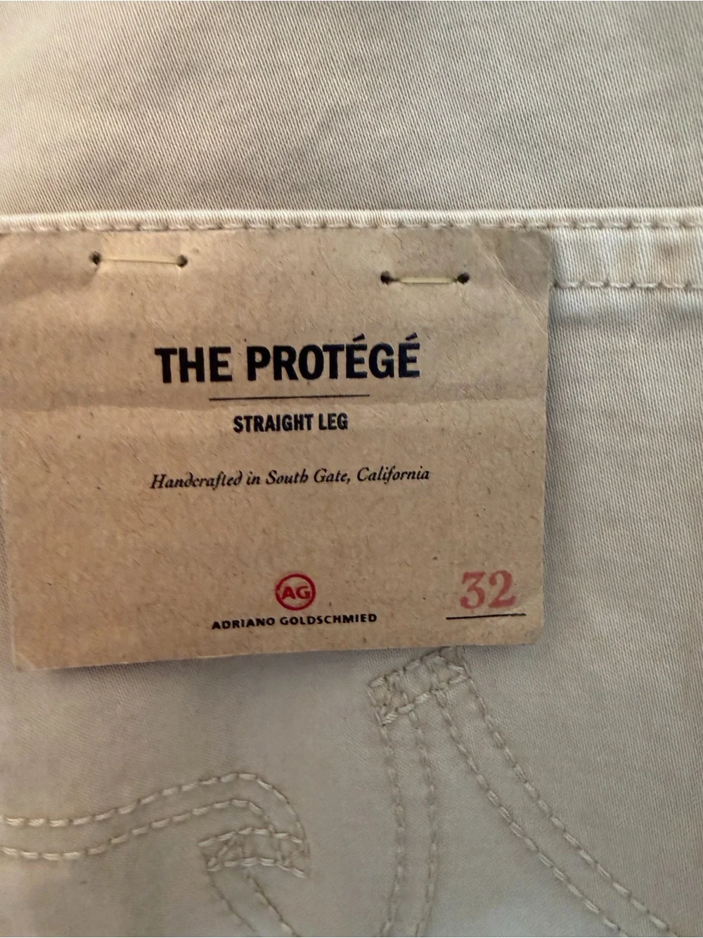Adriano Goldschmied Men's Casual Chino Pants in Beige NWT